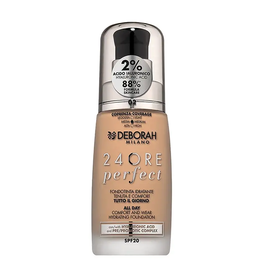 Deborah_24Ore_Perfect_Fondotinta_SPF20_02_True_Beige-1